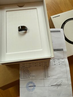 Prodám Smart prsten Ultrahuman – velikost 7, Aster Black - 5