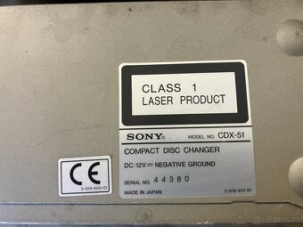CD měnič SONY - 5