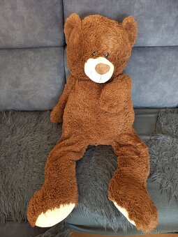 Velký plyšový medvěd hnědý - 5