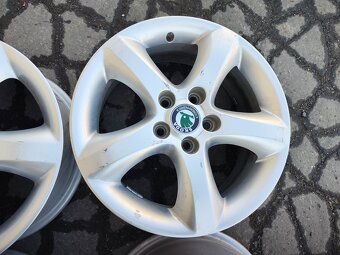 15"alu sada Antares 5x100 origo Škoda Fabia 2 Roomster Polo - 5