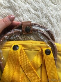 Batoh Fjällräven Kanken žlutý s hnědými prvky - 5