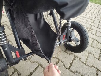 Kočárek OUTnABOUT Nipper single red červený včetně pláštěnky - 5