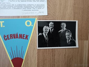 Tramping T.O. Červánek. Autogramy, originály. - 5