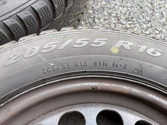 Zimní sada 5x112 205/55R16 VW Škoda Audi Seat - 5