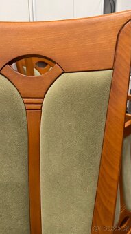 6× Jídelní židle – masivní dřevo, dobrý stav (možno jednat) - 5