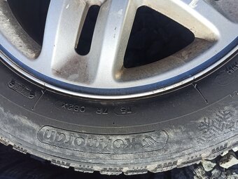 alu kola 6,5Jx16 ET49 4x100 zimní 205/60/16 - 5