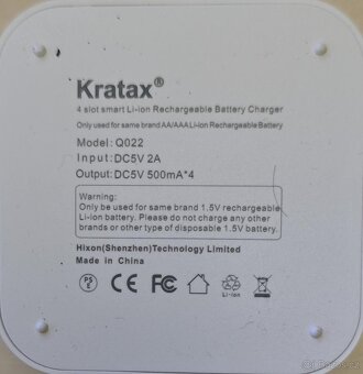 nabíječka KRATAX pro Li-Ion AA/AAA - 5