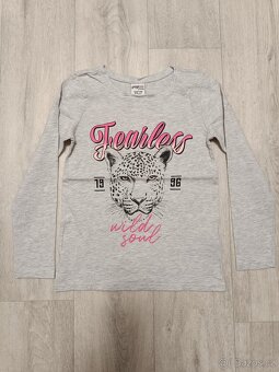 Různá trika s dlouhým rukávem vel. 134/140 - 5