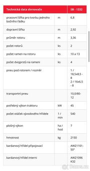 Nahrabovač Rožmitál 1332 , (R.V. 2018)Pöttinger,Claas,KUHN - 5