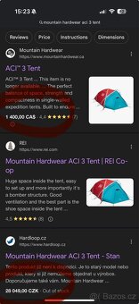 Nový stan Mountain Hardwear ACI 3 - 5