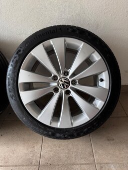 Alu kola VW 5x112 R17 225/45 letní pneu - 5