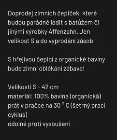 Čepička Affenzahn vel S, nová - 5