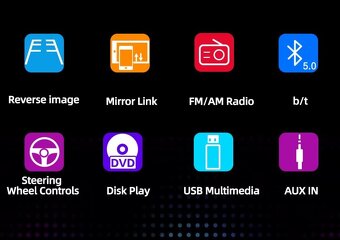 2 DIN autoradio dotykový display, nové , rozbaleno - 5