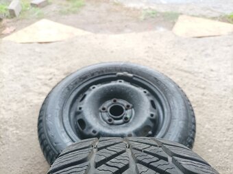Zimní kola 5x100 185/60 R14 škoda sada kol - 5