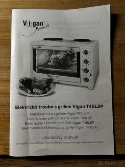 Elektrická trouba s plotýnkami Vigan Mammoth - 5