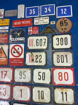 Predam stare smaltovane tabulky cedule cisla domov CSSR - 5