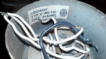 Lustr diskový Lidokov typ V 180-1325 ufo 70-80 léta Lidokov - 5