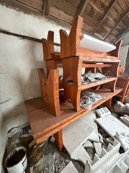 Židle stoly z masivu - 5