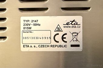 Domácí pekárna ETA + příslušenství - 5