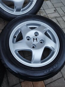 ALU 4x114.3 r15 HONDA + PNEU - 5