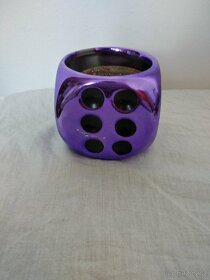 Květináč fialová hrací kostka - 5