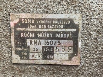 Ruční pákové nůžky - 5