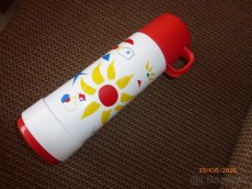 BUŽÍRKOVÝ KOŠ,lyže,termoska, RETRO NÁBYTEK - 5