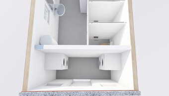 Sanitární modul 10x3 m s mužskou a ženskou sekci - 5