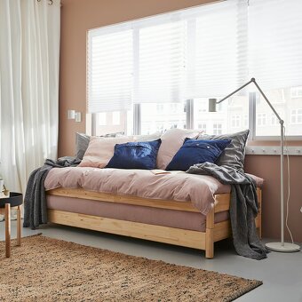 Stohovatelná postel IKEA UTÅKER 80x200 cm + příslušenství - 5