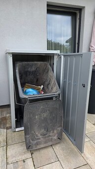 Prodám box na popelnici Biohort Alex – stříbrná metalíza - 5