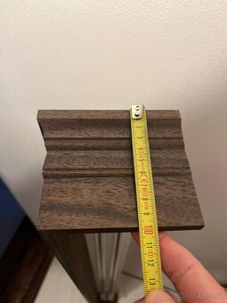 garnýž - dřevěná, 2 kolejnice s žabkami - 5