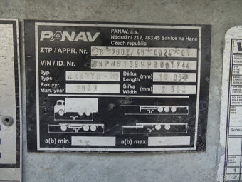 Panav sklápěcí návěs NS139H4PSO - 5