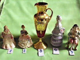 Karafa z Benátek a sošky. - 5