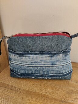 Džínová kosmetická taštička - 5