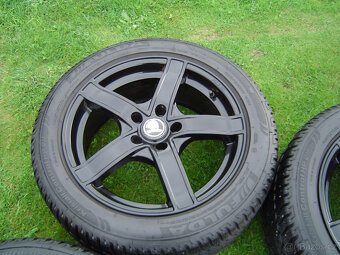 4 XZIMNÍ HLINÍKOVÁ KOLA ŠKODA OCTAVIA SCOUT, YETI 225/50 R17 - 5