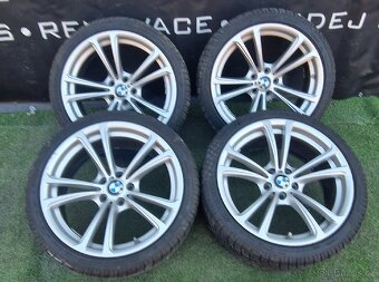 5x120 R20 bmw styling 409 F10 M5+❄️ zimní pneu ZÁNOVNÍ STAV - 5