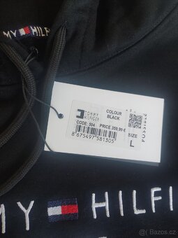 Černá mikina Tommy Hilfiger - 5