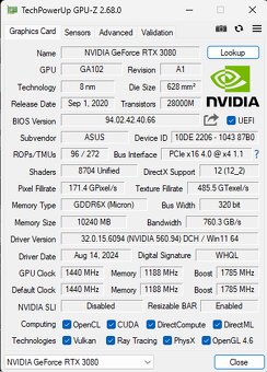 RTX3080 ASUS TUF - 5