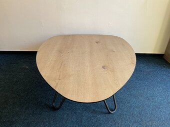 Konferenční stolek Masura – 110 cm, kapkový tvar - 5