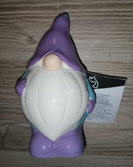 Vánoční svíčka Betlém + porcelánový skřítek - 5