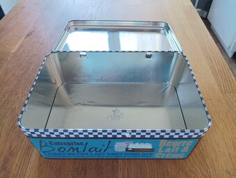 PLECHOVÁ KRABIČKA MASSILLY BONLAIT FRANCIE - 5