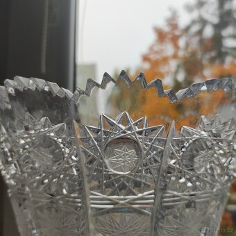 velká broušená váza - 5