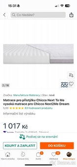 Postýlka + matrace - 5