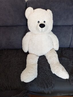 Velký plyšový medvěd bílý - 5
