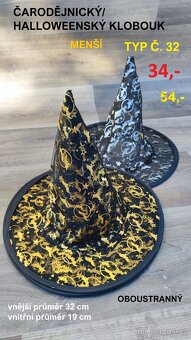 Čarodějnické klobouky - MENŠÍ - SLEVY - 5