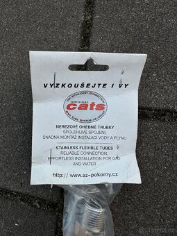 Bezpečnostní nerezové plynové hadice CATS - 5