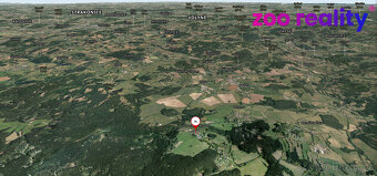Pozemek pro bydlení, 1572 m2, Lhota nad Rohanovem, Vacov - 5