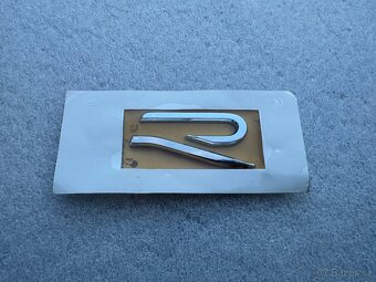 Volkswagen Zadny a bocny emblem R R-line original - 5
