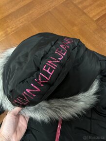 Černá zimní bunda 6 let Calvin Klein Jeans - 5