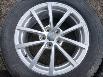 Prodám sadu Orig ALU kol Audi 225/60R17 zimní - 5